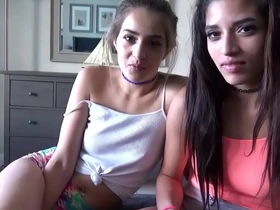 Young Latina tenants seduce landlord for rent - Preview with Sofie Reyez and Gia Valentina