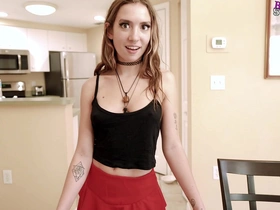 Bailey Base's 18-year-old stepdaughter's anal confession in HD