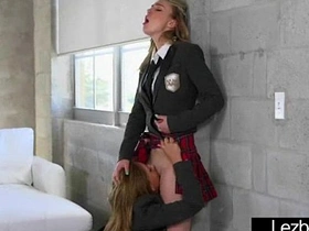 Cali Sparks and Kelly Greene indulge in lesbian sex games in amateur video