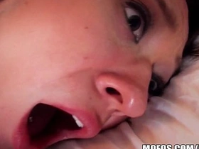 Callie Calypso's stunning striptease and first anal encounter