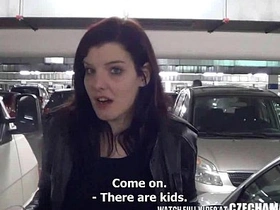 Real-life couple indulges in passionate sex in a public shopping mall