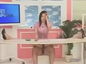 Japanese TV show featuring live cum shower with no reactions