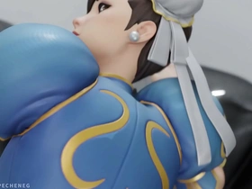 Experience the intense anal creampie with Chun-Li in this animated POV video.