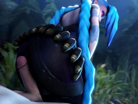 A steamy League of Legends compilation featuring Ahri, Jinx, and Vi