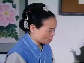 Asian horror-themed porn video with a group of demonic beings engaging in sexual acts