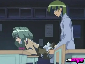 Teacher and student engage in a steamy encounter in anime
