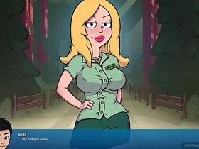 Teen girls play naughty games at Camp Pinewood